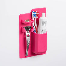 Load image into Gallery viewer, Silicone Bathroom Organizer Mighty Toothbrush Holder