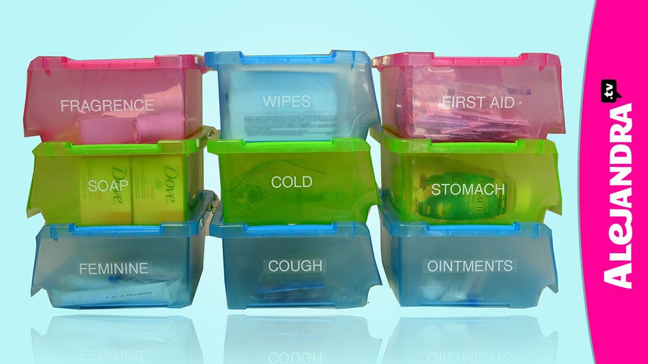 How to Organize Your Small Bathroom on a Budget by Home Organizing by Alejandra.tv (7 years ago)