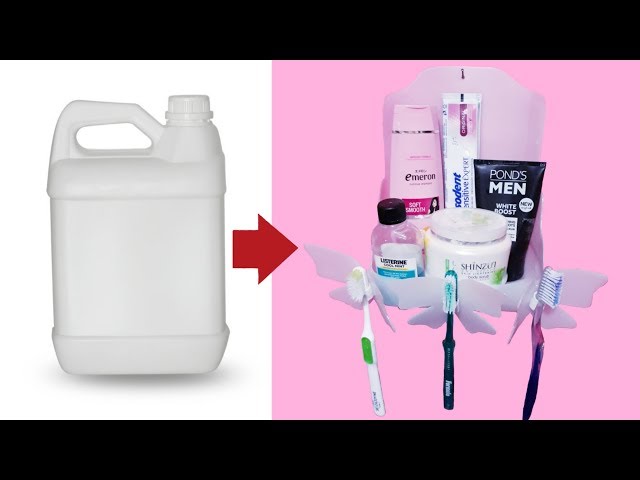 Hallo sahabat kreatif, kali ini saya berbagi tutor cara membuat tempat penyimpanan perlengkapan mandi dari kompan bekas minyak goreng