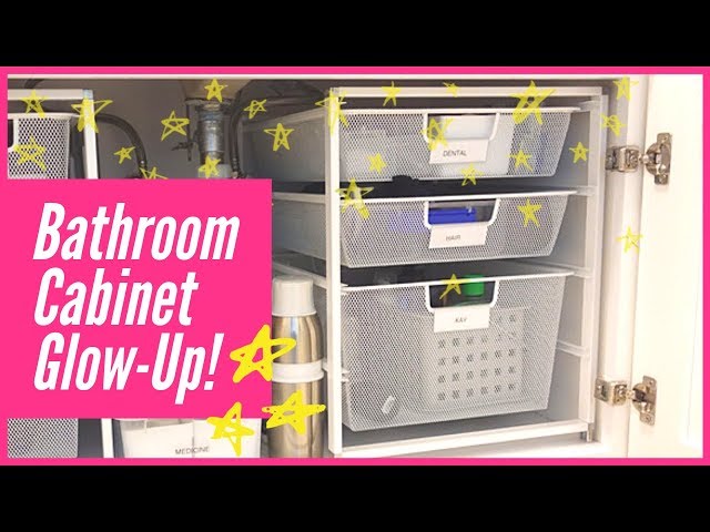 Organize with me! In this video, I decided to upgrade the storage underneath my bathroom sink cabinets using Elfa Drawer Units from The Container Store.