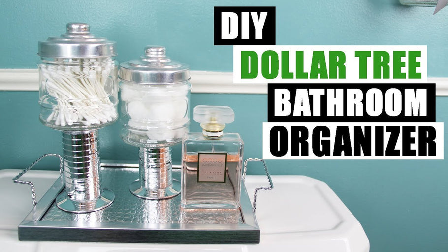 DIY DOLLAR TREE BATHROOM OR VANITY ORGANIZERS AND TRAY DIY Bathroom Storage by StoreeOfMyLife (3 years ago)