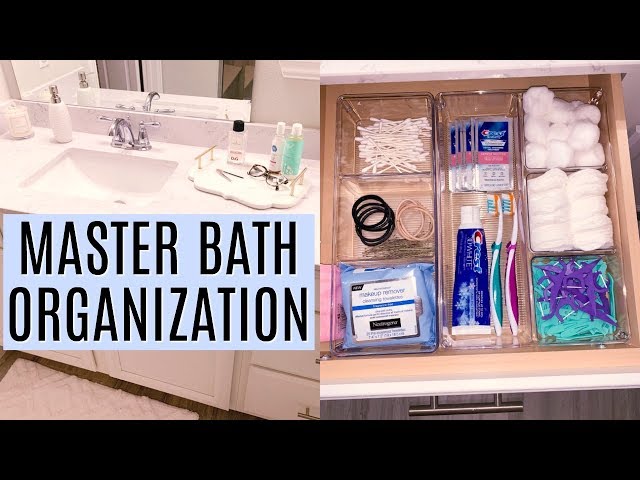 Master bathroom organization ideas! Deep clean and organize your bathroom with me! I'm so happy with how this space turned out! START YOUR OIL ...