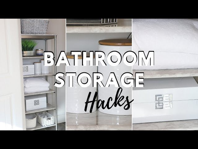 Hi loves! Sharing with you some simple easy bathroom organization and storage hacks! Storage solutions are always a must for bathrooms and since I do not ...