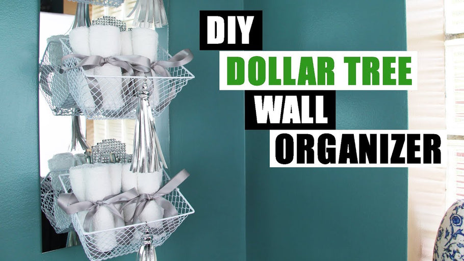 It's another Dollar Tree DIY project! This time I show you how to make a DIY Dollar Tree wall organizer for an easy and cheap DIY home decor project.