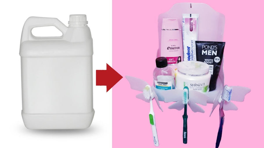 Hallo sahabat kreatif, kali ini saya berbagi tutor cara membuat tempat penyimpanan perlengkapan mandi dari kompan bekas minyak goreng