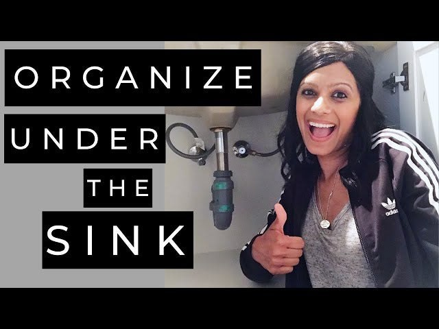 BATHROOM ORGANIZATION | How to Organize Under the Bathroom Sink It's so tricky organizing under the bathroom sink and I tried a few different organizers ...