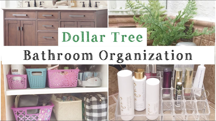 Dollar Tree Bathroom Organization | Organize With Me! | momma from scratch by Momma From Scratch (3 years ago)