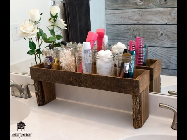 Use a Walnut Hollow Rustic Wood Ledge and some Bark Edge Boards to make this simple, rustic wood ledge organizer! See the full tutorial here: ...