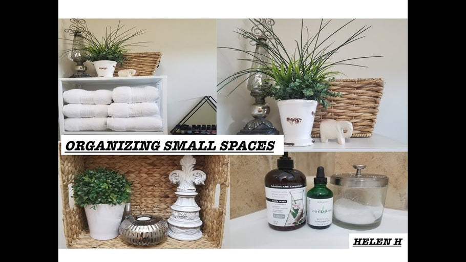 ORGANIZING SMALL SPACES| MASTER BATHROOM STORAGE| HELENH by Helen H (3 years ago)