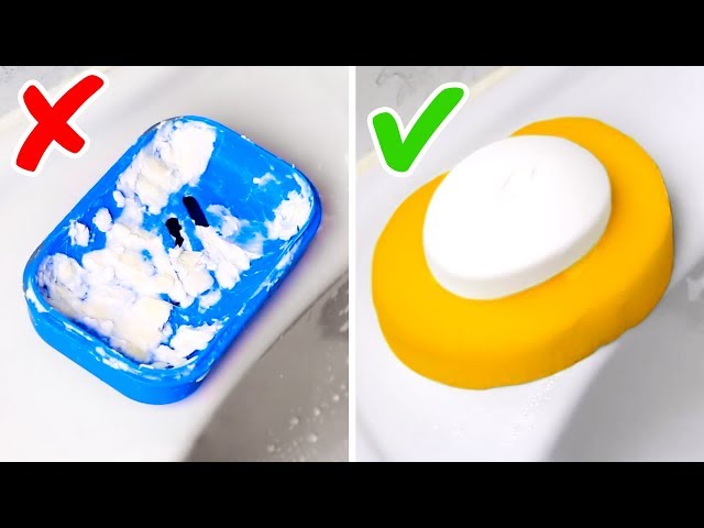 BATHROOM HACKS Clean shiny bathroom creates special relaxing atmosphere and therefore great mood for you! I'll show you how to fold towels better then in ...
