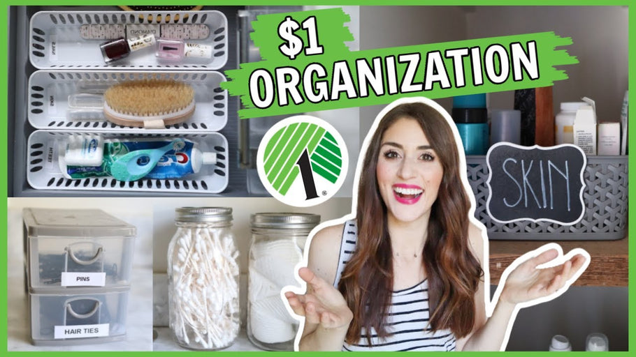 CHEAP $1 BATHROOM ORGANIZATION | Dollar Tree Storage and Organization Ideas for Small Bathrooms by But First, Coffee (10 months ago)