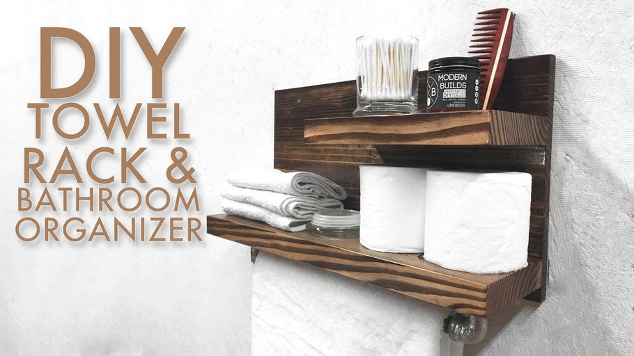 This simple bathroom organizer is a great limited tool, beginner project