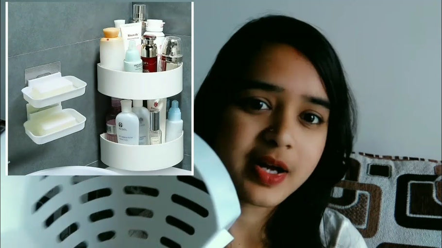 Bathroom Organizer Unboxing & Review | Bathroom Corner Cabinet from Flipkart & Amazon by Soniya Parag Recipes (1 year ago)