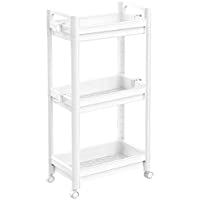 SOYO 3 Tier Rolling-Organizer-Storage-Cart Bathroom Shelves Organizer only $14.99