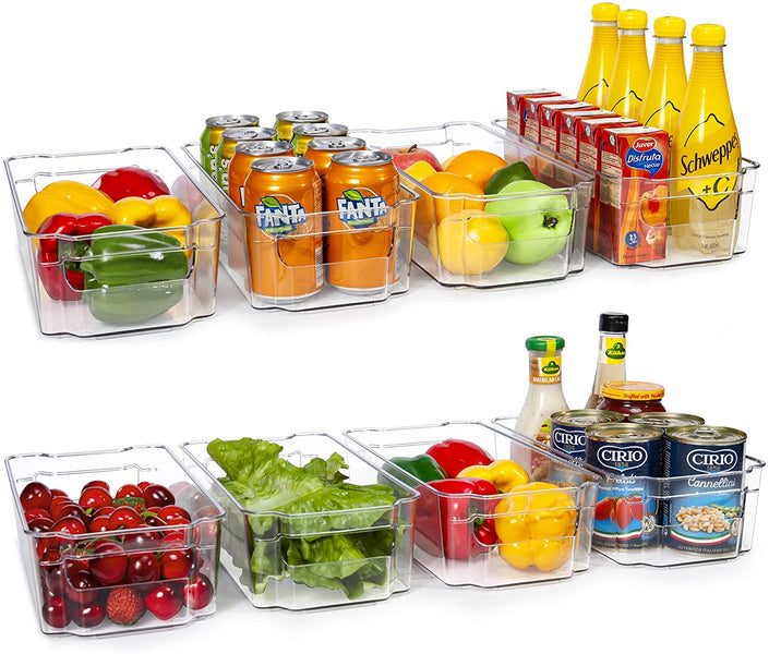 8 pc Refrigerator Organizer Bins Only $22.99