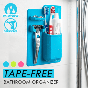 Tape-free Silicone Bathroom Organizer