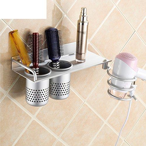 Hair Dryer Holder,Hair Dryer Shelf,Hair Blow Dryer Holder, blower shelf hair dryer rack Rack the shelf in the bathroom Multifunctional wall