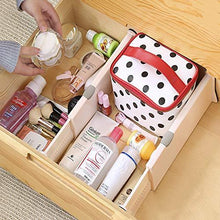 Load image into Gallery viewer, Selection zixijiaju 3pcs adjustable plastic drawer dividers organizer in home kitchen for clothes in bedroom bathroom storage organizers
