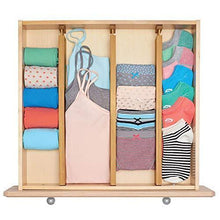 Load image into Gallery viewer, Discover the unuber bamboo kitchen drawer dividers drawer organizers expandable drawer dividers separators organizers for in kitchen dresser bathroom bedroom desk baby drawer