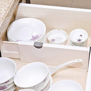 Try ogrmar 3pcs 10 8 17 1 expandable drawer dividers adjustable dresser drawer organizer separators for kitchen bedroom bathroom closet and office drawers