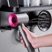 Load image into Gallery viewer, Storage dyson supersonic hair dryer wall mount holder dyson hair dryer bracket for dyson hair dryer accessories holder punch free dyson hair dryer holder bathroom storage rack l