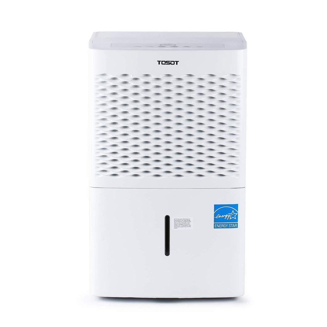 Featured tosot 30 pint dehumidifier for small rooms up to 1500 square feet energy star quiet portable with wheels and continuous drain hose outlet dehumidifiers for home basement bedroom bathroom