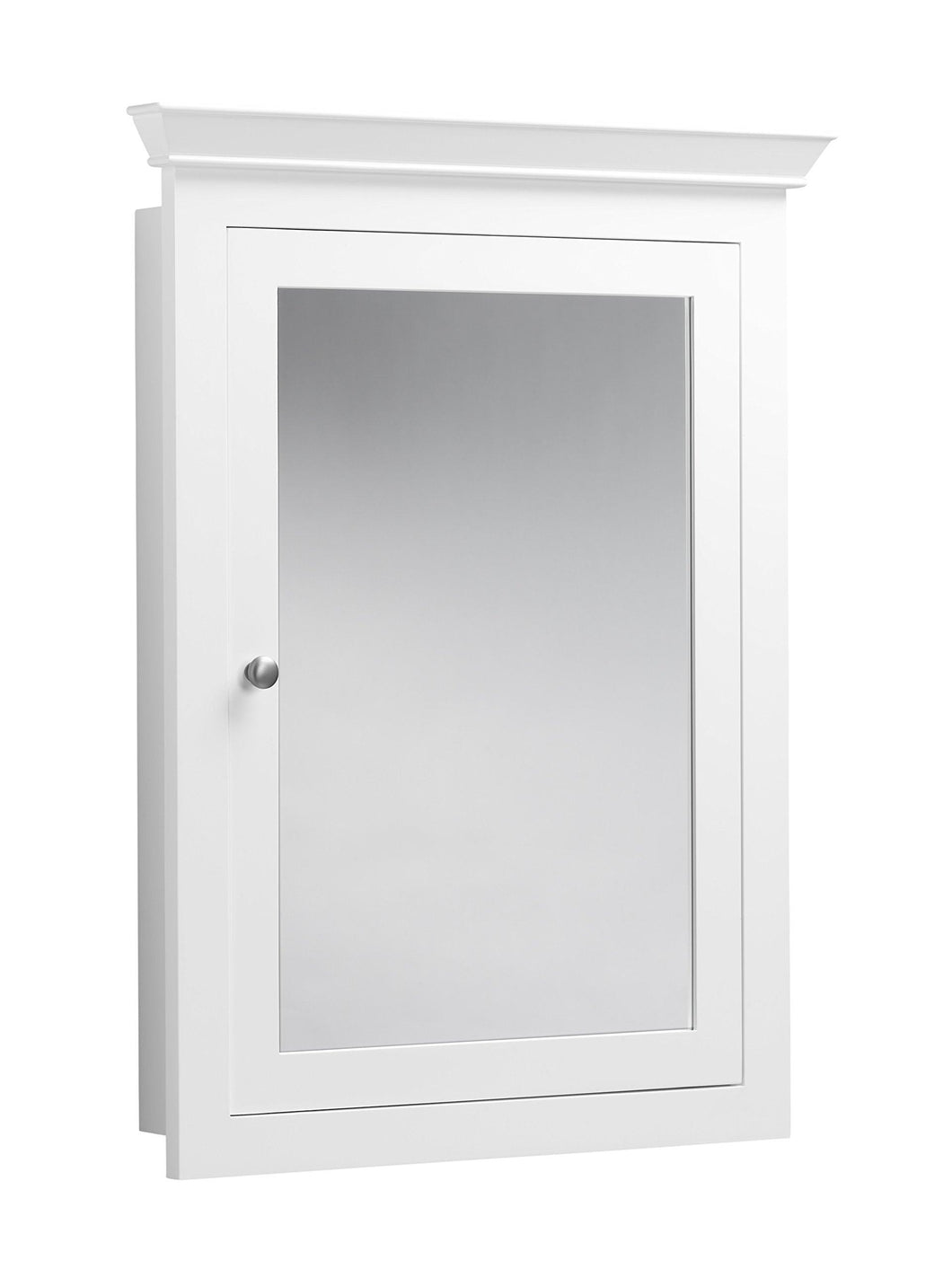 Try ronbow edward 27 x 34 transitional solid wood frame bathroom medicine cabinet with 2 mirrors and 2 cabinet shelves in white 617026 w01