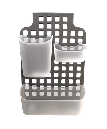 Over The Door Mount Kitchen & Bathroom Cabinet Vanity Storage Organizer Basket (Cabinet/Vanity Organizer)