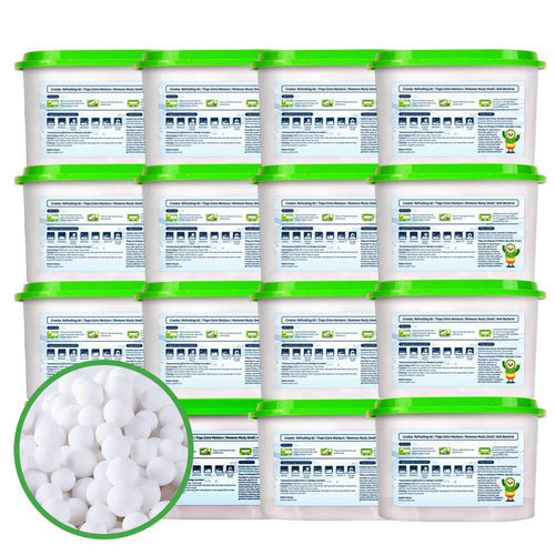 Storage organizer sunny home moisture absorber for home odor eliminator dehumidifier and deodorizer for closet bathroom kitchen and more 16 pk