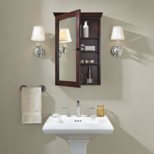 Load image into Gallery viewer, Featured crosley furniture lydia mirrored bathroom wall cabinet espresso