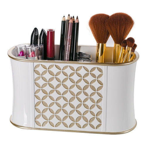 Diamond Lattice Bathroom Organizer