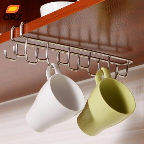 Stainless Steel Kitchen Storage Rack Cupboard Hanging Hook Shelf Dish Hanger Chest Storage shelf Bathroom Organizer Holder