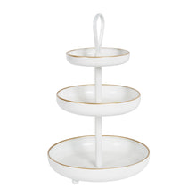 Load image into Gallery viewer, Tiered Tray, Contemporary, White