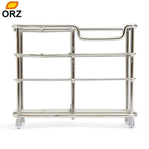 ORZ Stainless Steel Toothbrush Holder Toothpaste Razor Comb Stand Bathroom Organizer - db-house