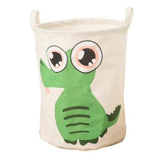 Cartoon Flamingo Barrel Super Large Bag Cotton Laundry Basket