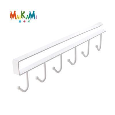 Iron Kitchen Storage Rack Cupboard Hanging Hook Shelf Dish Hanger Chest Storage Shelf Bathroom Organizer Holder