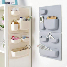 Load image into Gallery viewer, 1pc Wall Suction Cup Plastic Storage Home Storage Rack Cosmetic Toiletries Sundries Storage Holder Bathroom Organizer - noviena.com