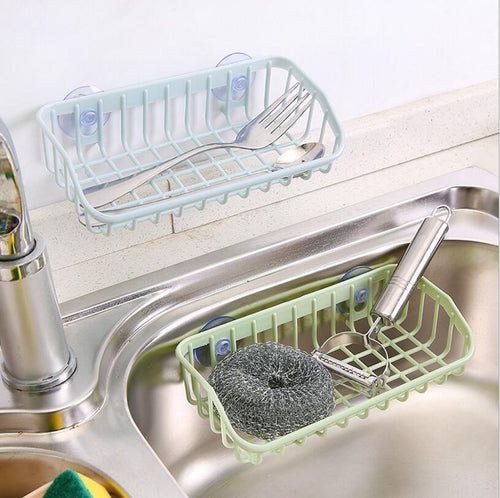 Home Storage Wall Suction Cup Plastic Storage Rack Cosmetic Toiletries Sundries Storage Holder Bathroom Organizer