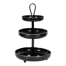 Load image into Gallery viewer, Worley 3-Tier Metal Accent Tray